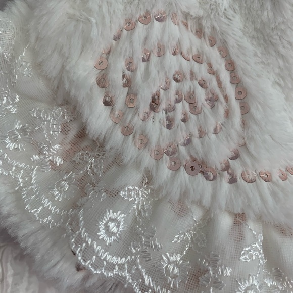 💗3/$18💗Mini Fuzzy Cardigan w/ Sequins - Picture 3 of 4